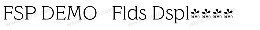 FSP DEMO   Flds Dspl字体转换